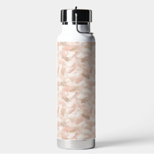 Abstract Brush Stroke Pattern Water Bottle