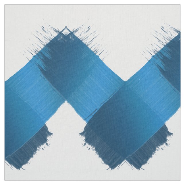 Abstract brush strokes geometric  pattern. fabric (Swatch)