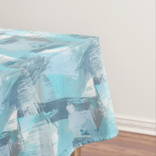 abstract brush strokes pattern. tablecloth