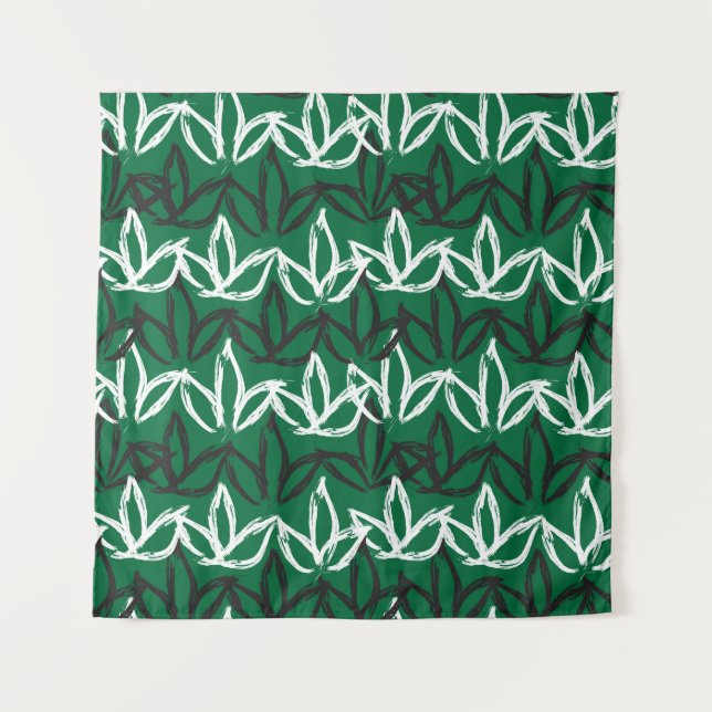 Abstract Brush Strokes Seamless Pattern,  patterns Tapestry (Front)