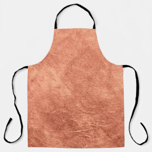 Abstract brushed copper surface metallic texture. apron