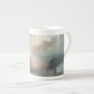 Abstract Brushstroke Ceramic Mug – Artistic Earth