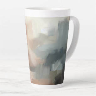 Abstract Brushstroke Ceramic Mug – Artistic Earth