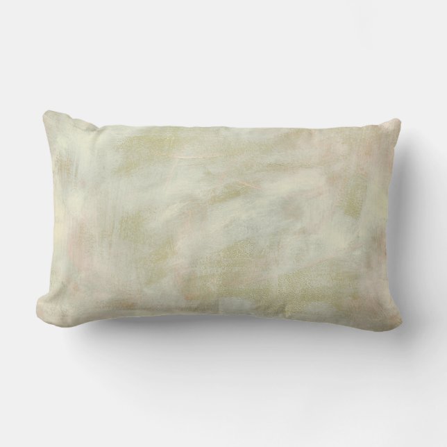 Abstract Brushstrokes Lumbar Cushion (Front)