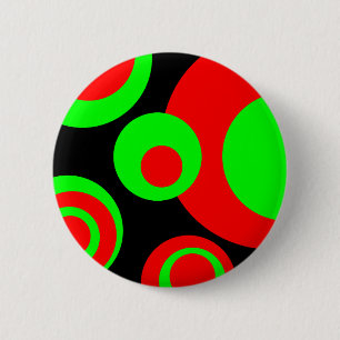 Abstract Bubbles 01 6 Cm Round Badge