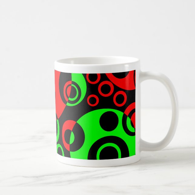 Abstract Bubbles 01 Coffee Mug (Right)