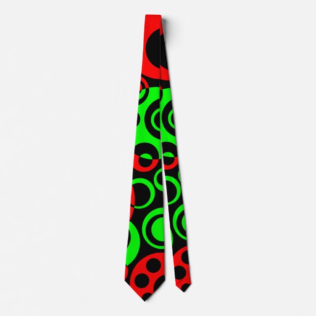 Abstract Bubbles 01 Tie (Front)
