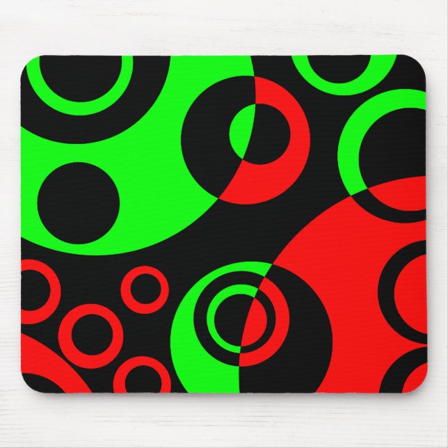 Abstract Bubbles 01 - V2 Mouse Mat (Front)