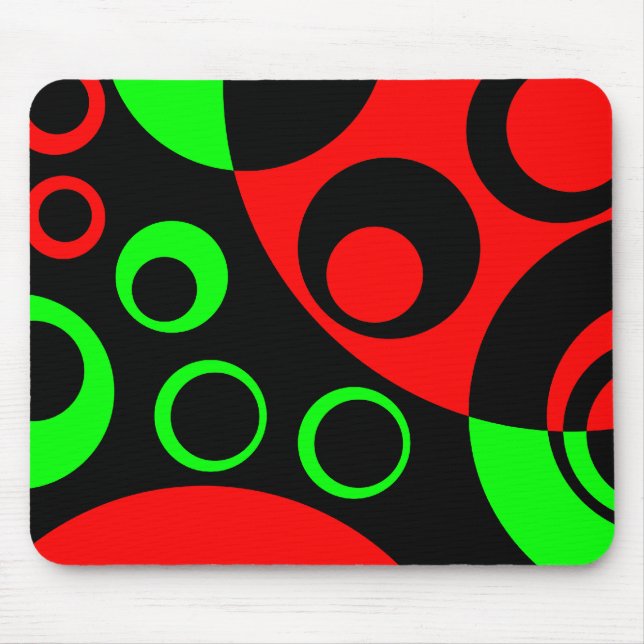 Abstract Bubbles 02 - V2 Mouse Mat (Front)