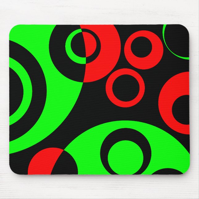 Abstract Bubbles 03 - V2 Mouse Mat (Front)