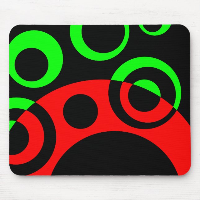 Abstract Bubbles 04 - V2 Mouse Mat (Front)