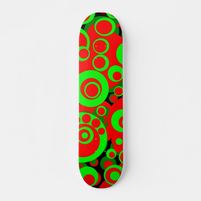Abstract Bubbles 05 Skateboard (Front)
