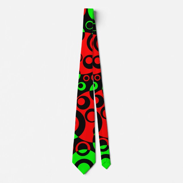 Abstract Bubbles 05 Tie (Front)