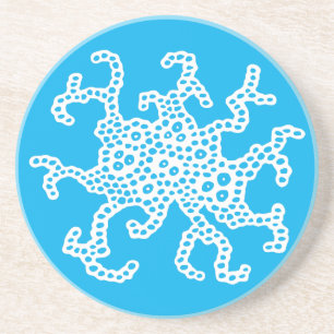 Abstract bubbles coaster