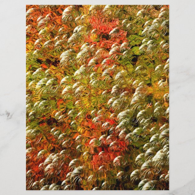 Abstract Bubbles Colours Scrapbook Paper (Front)