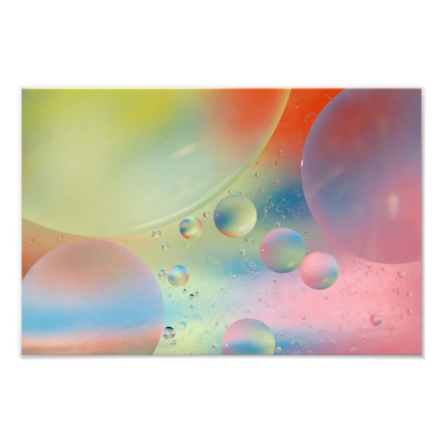 Abstract Bubbles Fine Art Print (Front)