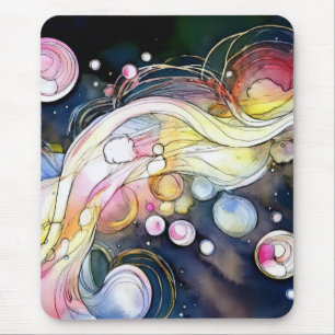Abstract Bubbles Mouse Mat
