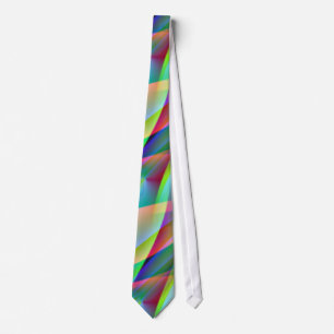 Abstract Bubbles Tie
