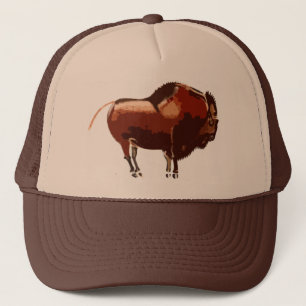 Abstract Buffalo Cap