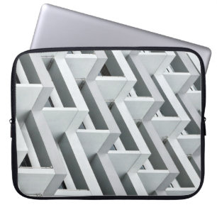 Abstract building laptop sleeve