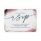 Abstract Burgundy & Navy Blue Wedding Website RSVP
