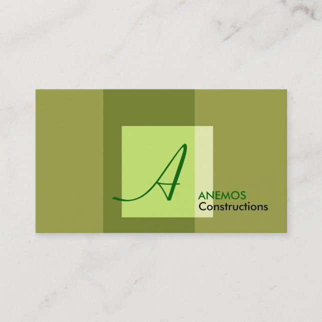 abstract business card (Front)