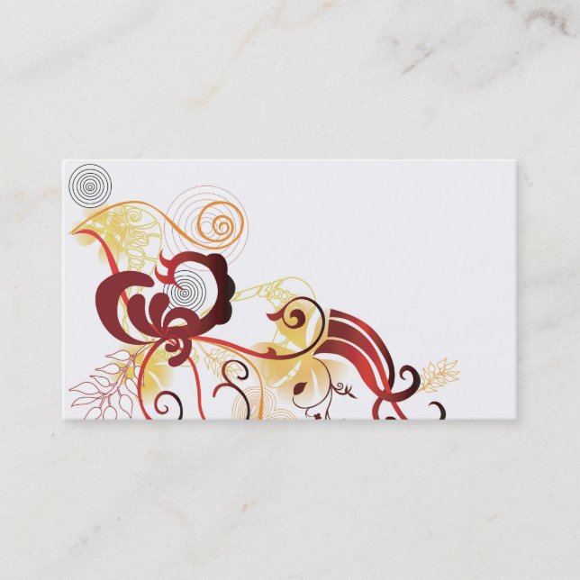 Abstract Business Card (Front)