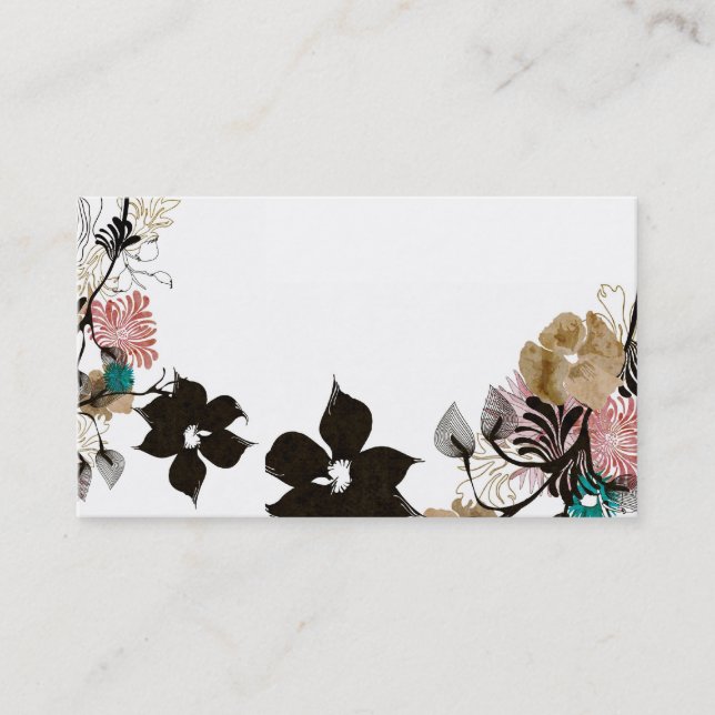 Abstract Business Card (Front)