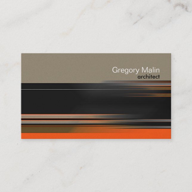 abstract business card (Front)