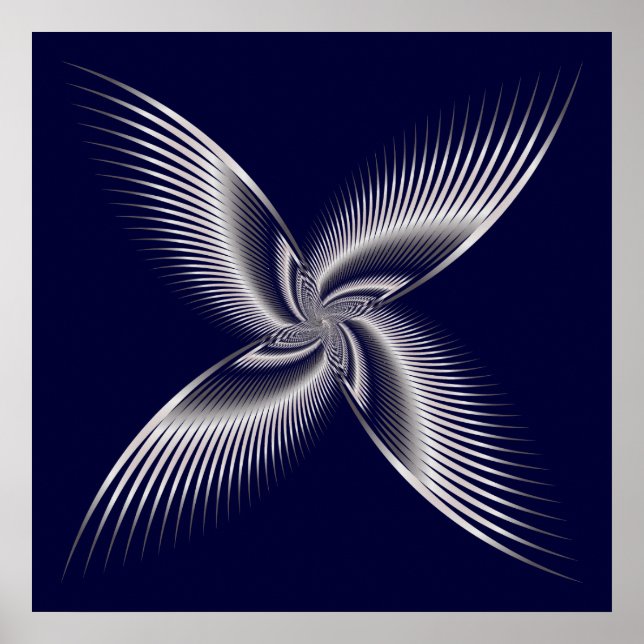 Abstract buterfly poster (Front)