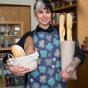Abstract Butterflies Apron