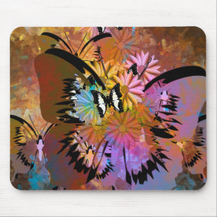 Abstract Butterflies Mouse Mat