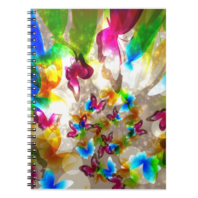 Abstract Butterflies Notebook (Front)