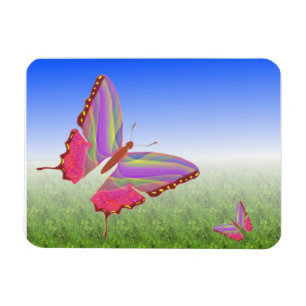 Abstract Butterflies Premium Magnet