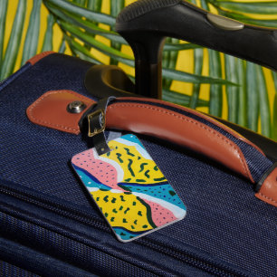 Abstract Butterfly Art Luggage Tag