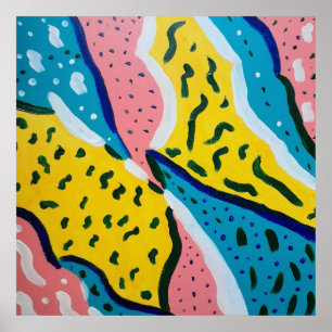 Abstract Butterfly Art Poster