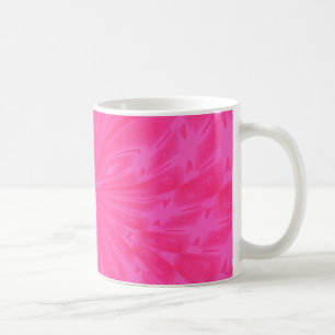 Abstract Butterfly Bright Pink Coffee Mug