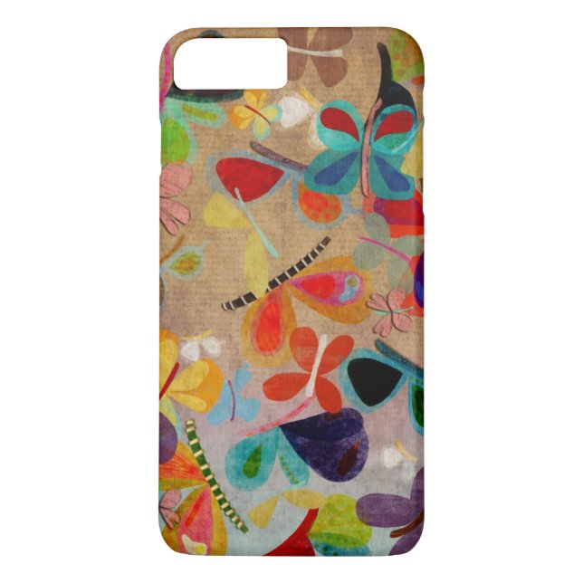 Abstract Butterfly Case-Mate iPhone Case (Back)