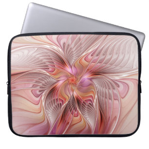 Abstract Butterfly Colorful Fantasy Fractal Art Laptop Sleeve