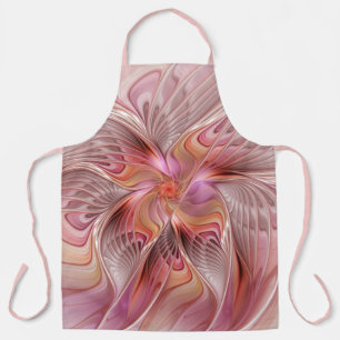 Abstract Butterfly Colourful Fantasy Fractal Art Apron