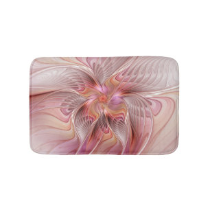 Abstract Butterfly Colourful Fantasy Fractal Art Bath Mat