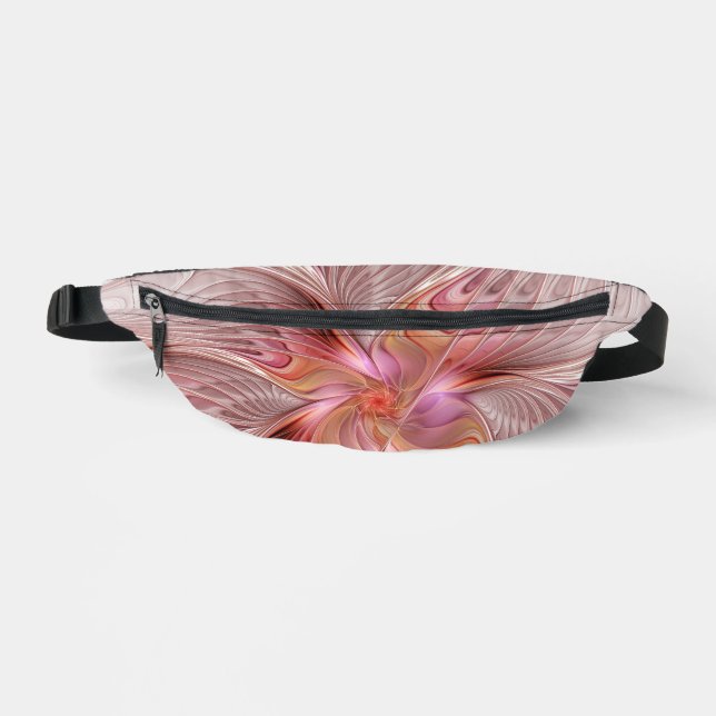 Abstract Butterfly Colourful Fantasy Fractal Art Bum Bags (Front)
