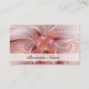 Abstract Butterfly Colourful Fantasy Fractal Art Business Card