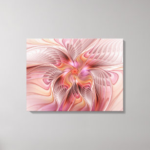 Abstract Butterfly Colourful Fantasy Fractal Art Canvas Print