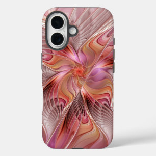 Abstract Butterfly Colourful Fantasy Fractal Art iPhone 16 Case
