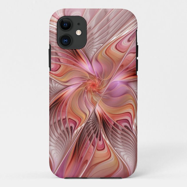 Abstract Butterfly Colourful Fantasy Fractal Art Case-Mate iPhone Case (Back)
