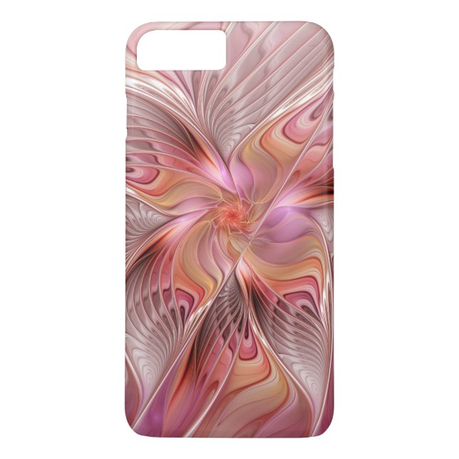 Abstract Butterfly Colourful Fantasy Fractal Art Case-Mate iPhone Case (Back)