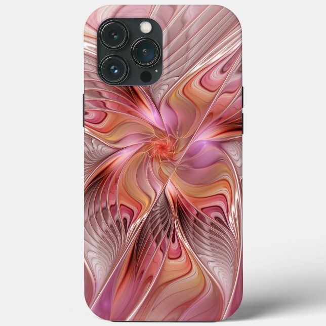 Abstract Butterfly Colourful Fantasy Fractal Art Case-Mate iPhone Case (Back)