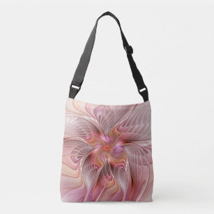 Abstract Butterfly Colourful Fantasy Fractal Art Crossbody Bag