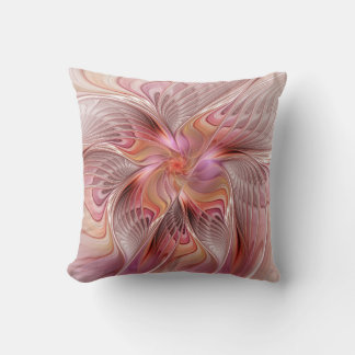 Abstract Butterfly Colourful Fantasy Fractal Art Cushion